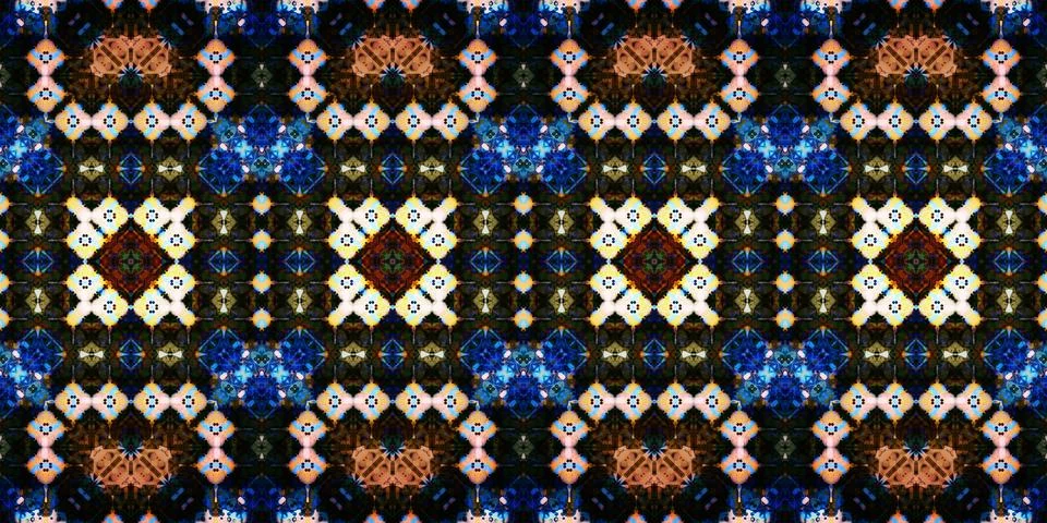 Seamless abstract woven pattern. Abstract interwoven texture Stock Illustration