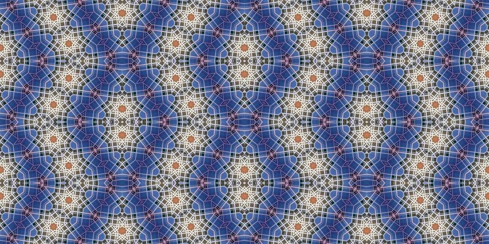 Seamless abstract woven pattern. Abstract interwoven texture Stock Illustration