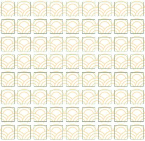 Seamless abstract yellow wave pattern japanese tradition style. Fabric textur Ilustração Stock