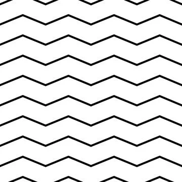 Seamless abstract zig zag pattern Stock Illustration