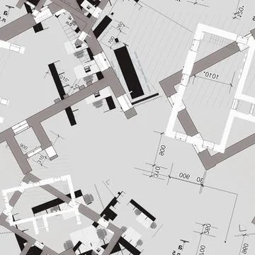 Seamless AbstractBackground Seamless abstract elements from drawings of pl... Stock Photos