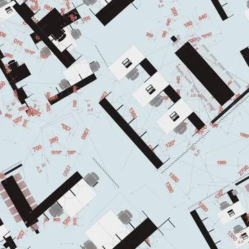 Seamless AbstractBackground Seamless abstract elements from drawings of pl... Foto stock