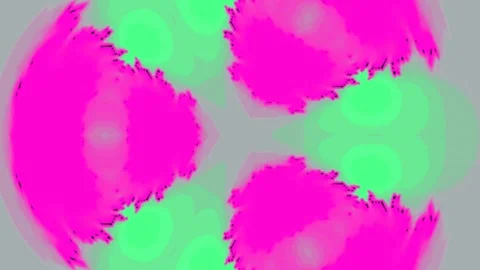 Seamless acid wash vaporwave pattern on neon green screen background Stock Footage 336505860