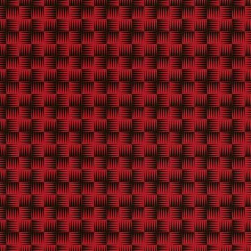 Seamless adrenaline rush pattern with red black jagged square spikes Stock Illustration