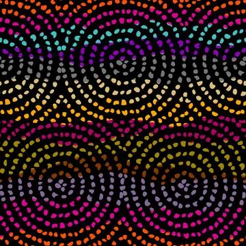 Seamless african pattern. Ethnic and tribal motifs. Brown, red, khaki and black Stock-Illustration