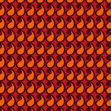 Seamless African pattern for textile print, abstract texture, fashion design Illustrazione stock