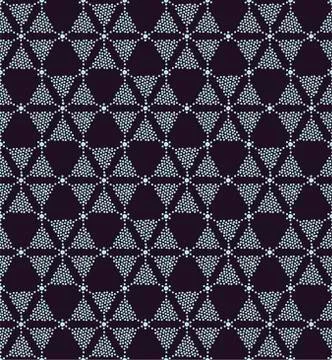Seamless african vector pattern Stock Illustration