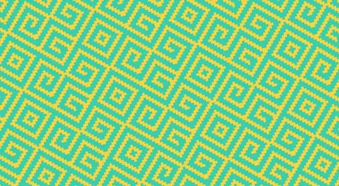 Seamless African vector pattern Illustrazione stock