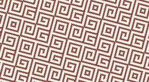 Seamless African vector pattern Illustrazione stock