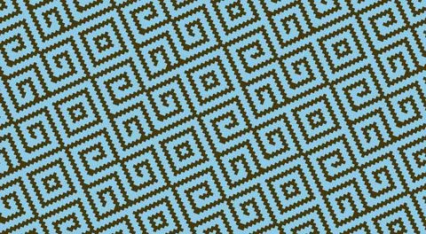 Seamless African vector pattern Foto stock