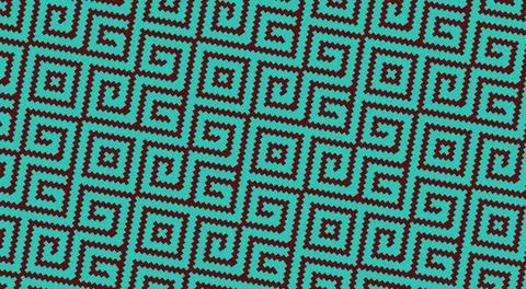 Seamless African vector pattern Stock Photos