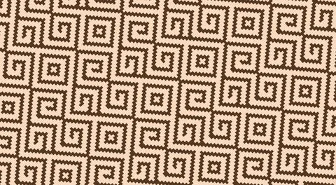 Seamless African vector pattern Stock Photos