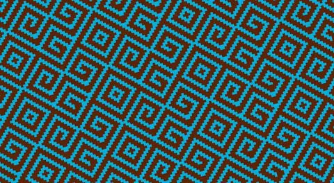 Seamless African vector pattern Stock Photos