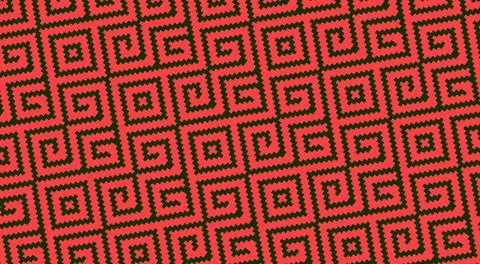 Seamless African vector pattern Stock Photos