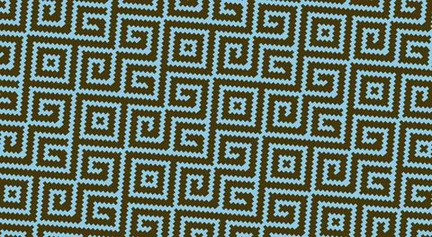 Seamless African vector pattern Stock Photos