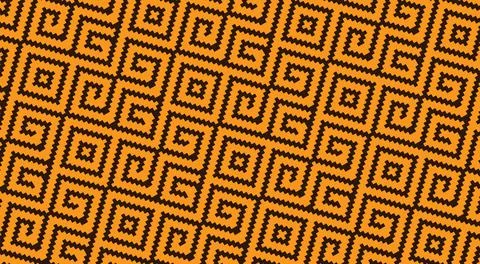 Seamless African vector pattern Stock Photos