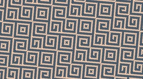 Seamless African vector pattern Stock Photos