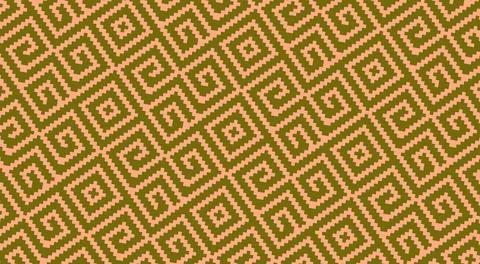 Seamless African vector pattern Stock Photos