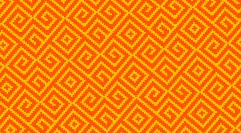 Seamless African vector pattern Stock Photos