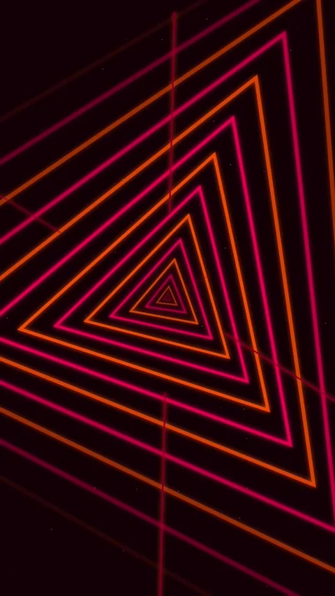 Seamless Ai Cybersecurity Shield Firewall Loop in Cyberpunk Red Palette - 4.. Stock Footage 340376124