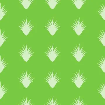 Seamless aloe vera pattern with special design Stock Illustration