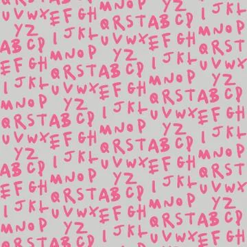 Seamless alphabet pattern Stock Illustration