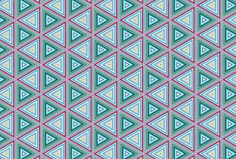 Seamless And Colorful Background Patterns Stock Illustration