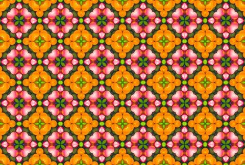Seamless And Colorful Background Patterns Stock Illustration