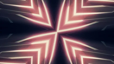 Seamless and colorful motion graphics looped. Colorful Kaleidoscopic Video. Stock Footage 87739331