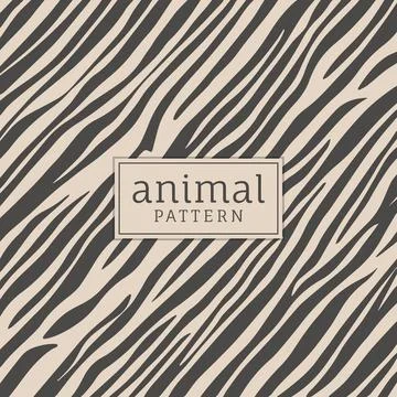 Seamless animal mosaic pattern. Stock Illustration