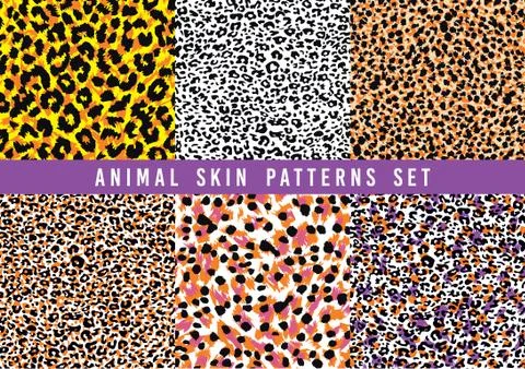 Seamless animal print Stock Illustration