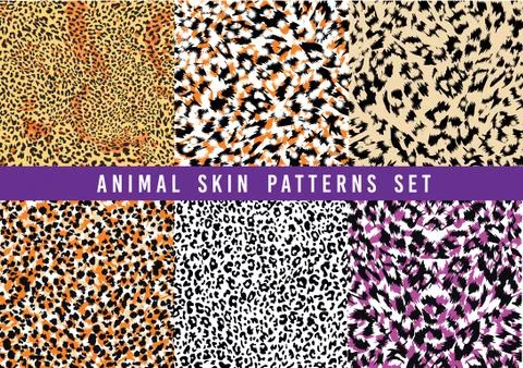 Seamless animal print Stock Illustration