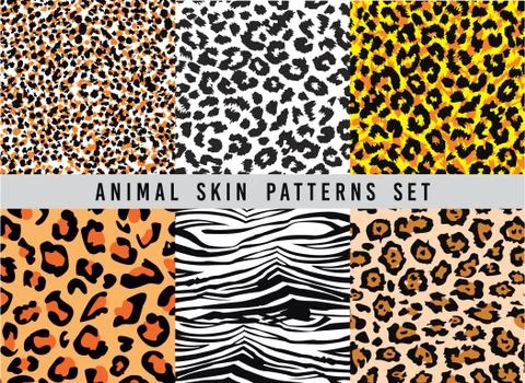 Seamless animal print Stock Illustration