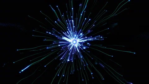 Seamless animated background of moving b... | Stock Video | Pond5