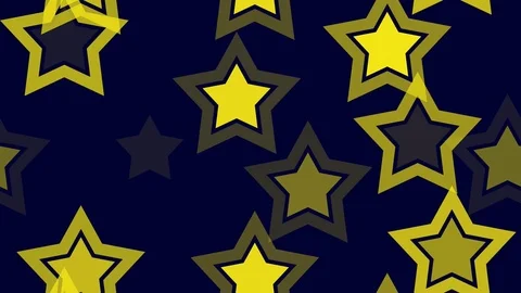 Seamless animated background with stars Stock Footage 78176625