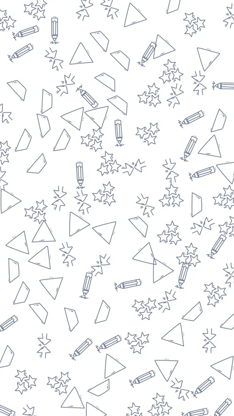 Seamless animated dotted lines geometric shapes abstract pattern elegant di.. Stock Footage 340440920