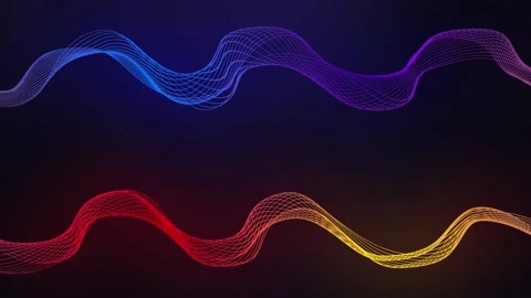Seamless Animated Gradient Lines Background 動画素材 153798692