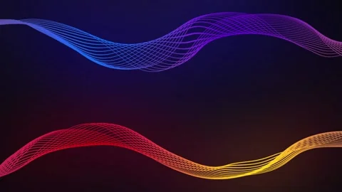 Seamless Animated Gradient Lines Background A Stock Footage 153798695