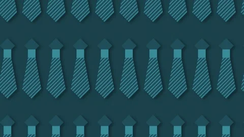 Seamless Animated Necktie Pattern Motion Graphic for Happy Boss Day Celebra.. Stock Footage 345873294