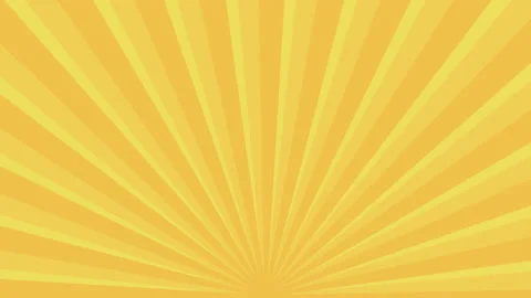 Seamless Animated Rotating Bright Yellow and Orange Sunbeam Rays Loop Stock Footage 204773396