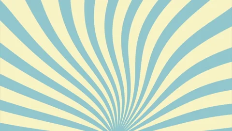 Seamless Animated Rotating Light Blue and Cream Swirling Sunbeam Rays Loop Stock Footage 204738446
