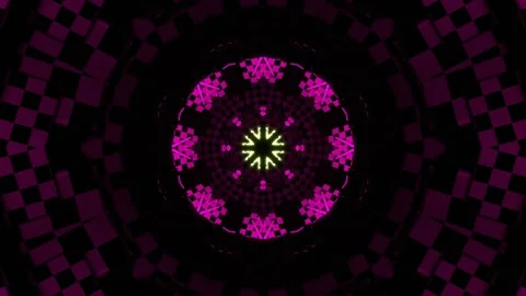 Seamless Animated VJ Pattern Background Stock Footage 315205667