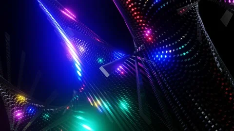 Seamless animation of abstract background neon glow. Stock-Footage 170437095