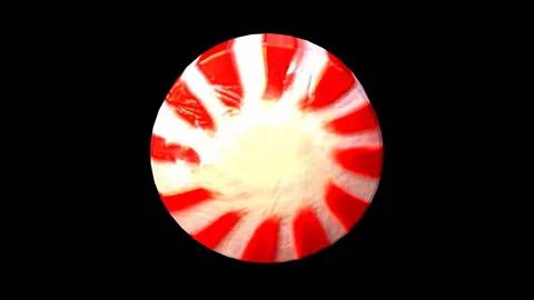 Seamless animation of a candy isolated with alpha channel. Vidéo 84791360