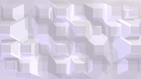 Seamless animation of cubes, white background. Stock Footage 259151816