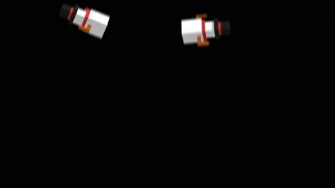 Seamless animation of geometric Christmas elements . Christmas funny background. Stock Footage 99548532