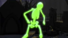 thriller dancing skeleton animation