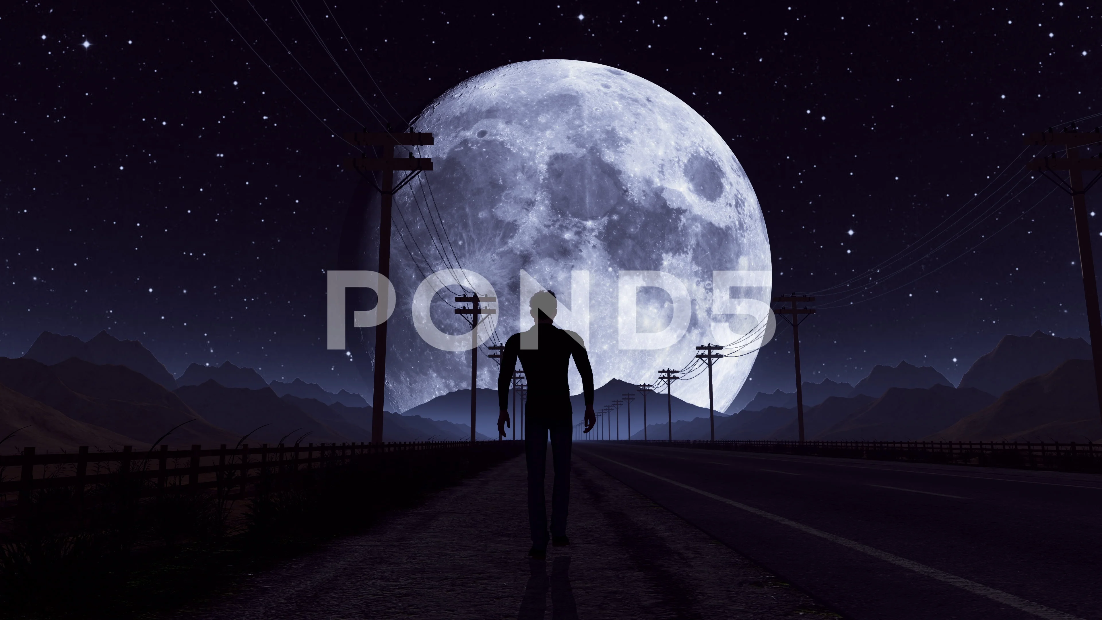 Seamless animation of man walking on a n... | Stock Video | Pond5