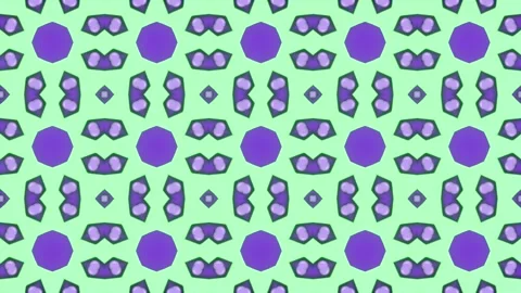 Seamless animation with a repeating pattern in a grid. 3d rendering 4K Stock Footage 313587728