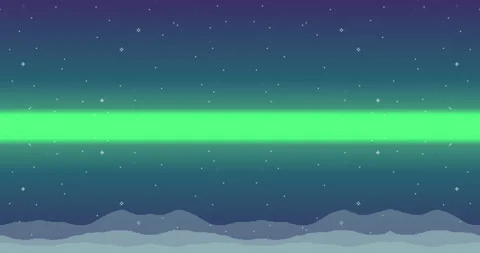 Seamless animation of starry night sky with flash. Vector retro futuristic Video stock 315527205